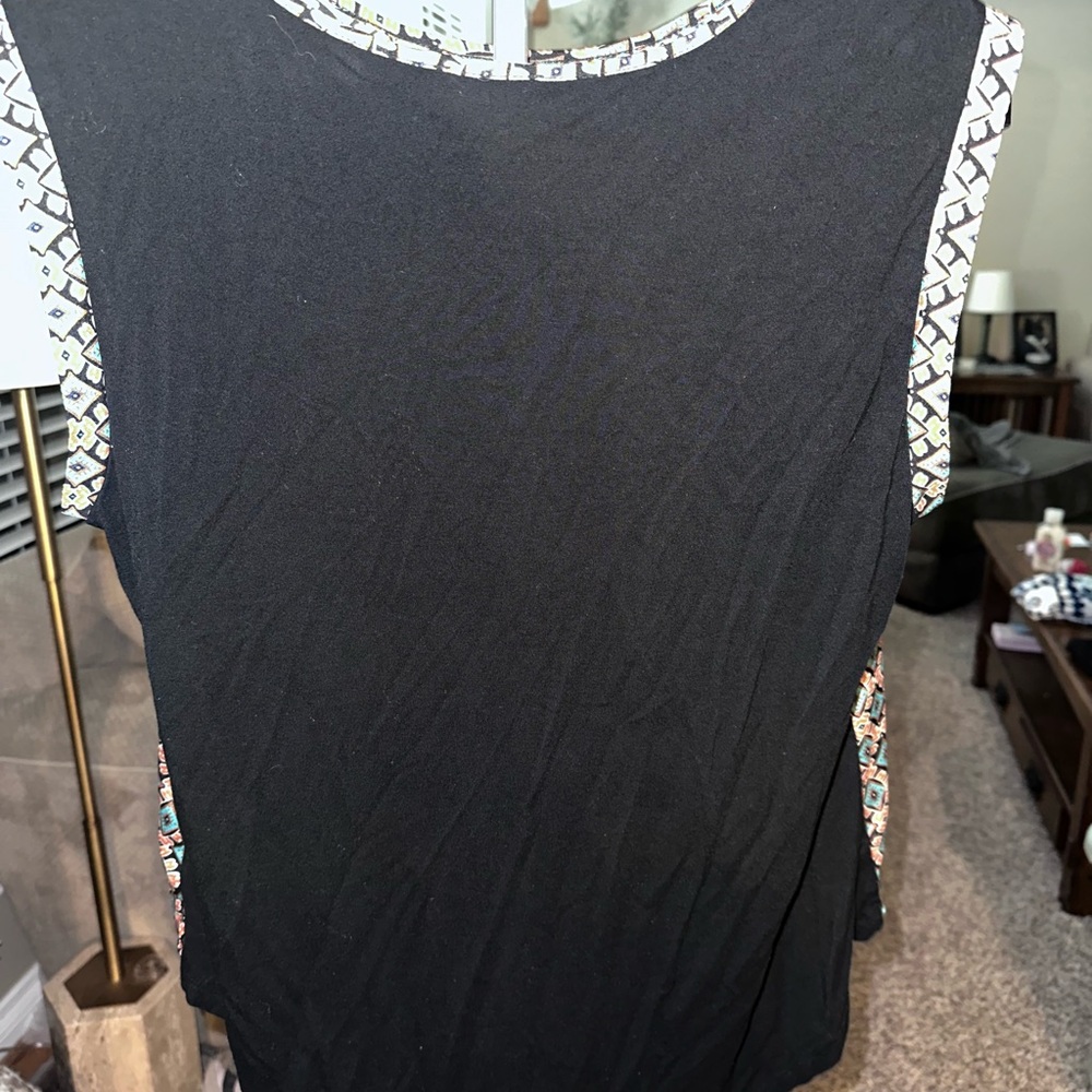 The Limited Black and Orange Sleeveless Top - Picture 3 of 5
